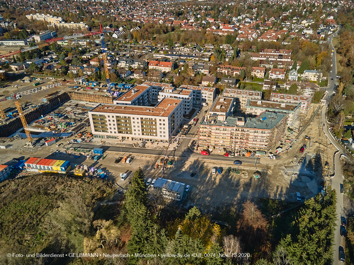 13.11.2020 - Piederstorfer Gelände und Alexisqaurtier am Karl-Marx-Ring in Neuperlach